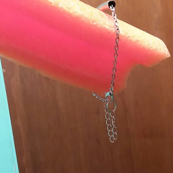 Arched Steel Tube Bracelet - Picture 2 of 4